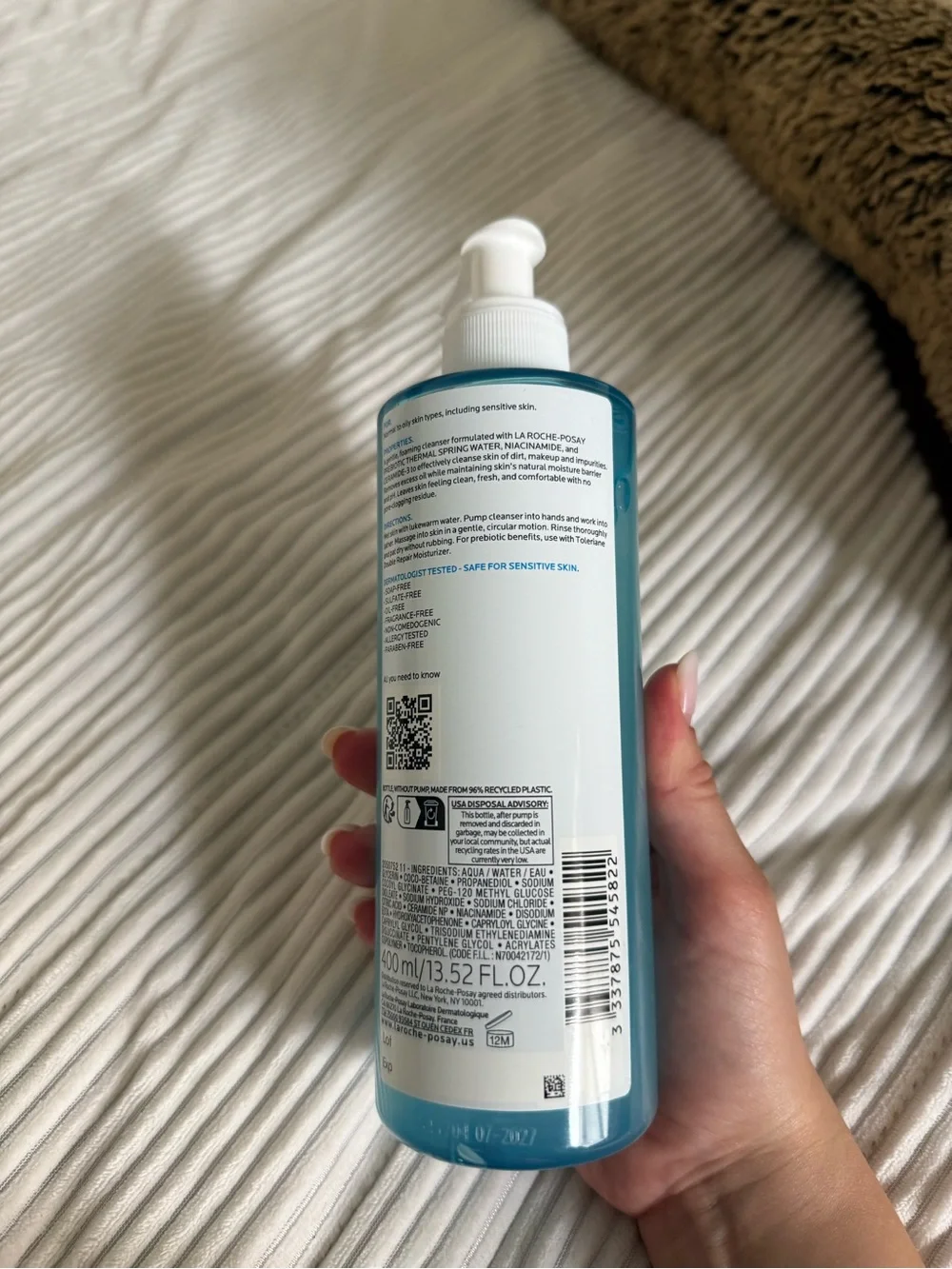 La Roche-Posay Toleriane Purifying Foaming Cleanser 400 ml 13.52 fl.oz NEW